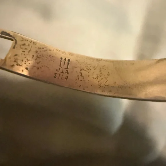 Textured James Avery Silver Bangle Bracelet - Picture 5 of 6